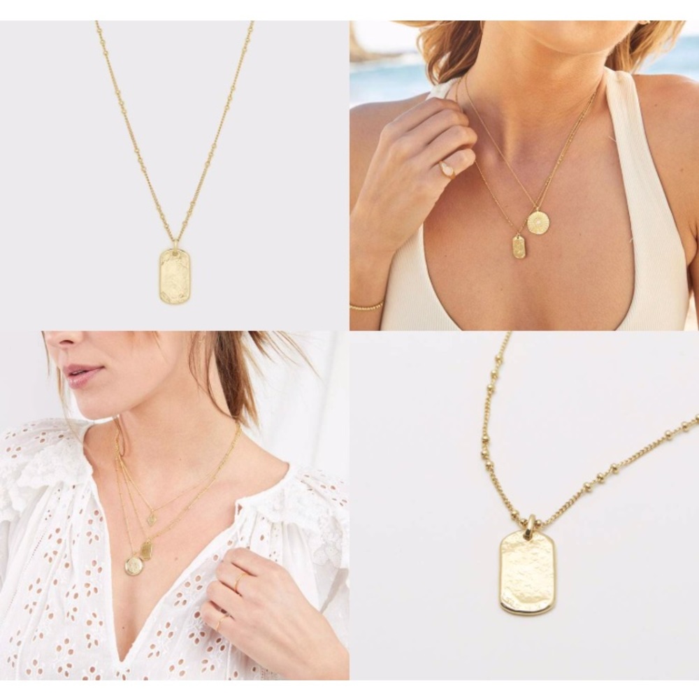 BRAND NEW* Gorjana Griffin Dog Tag Necklace